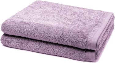 Möve - Superwuschel - 2 X Bath Towel - Set - Cotton (80 X 150cm Lilac)