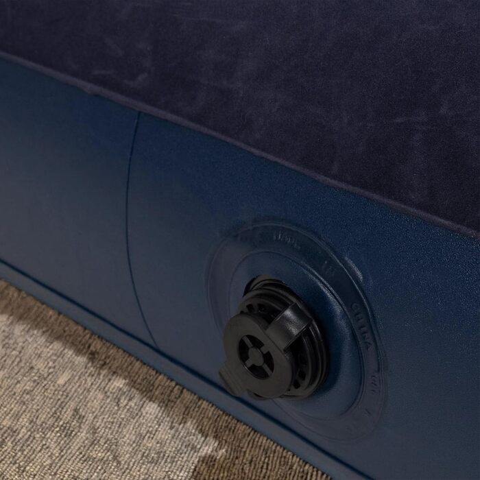 Надувний матрац-ліжко AVENLI для кемпінгу та дому (2 особи) з 2 подушками та насосом, 191x137x22 см