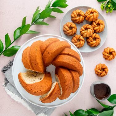 Форма для випічки Nordic Ware 95577, річкова плетіння, золота, на 12 порцій