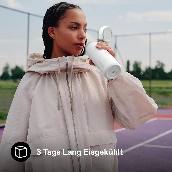 Термопляшка STANLEY 1913 IceFlow Twist Flip 0.47л, Frost — герметична, зі сталі, BPA-free, для напоїв