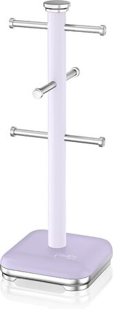 Swan SWKA1030CN Retro Cup Tree for 6 Cups, Weighted Base, Cream (Lily)