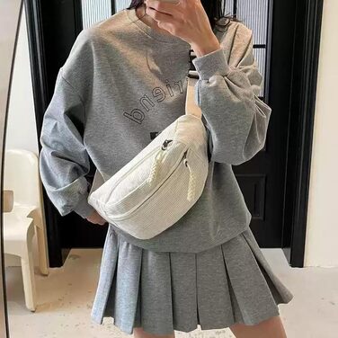 Чоловіча/Жіноча поясна сумка на шнурку, унісекс, зелена, з регульованим ремінцем