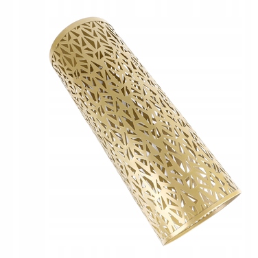 Металевий підставка-парасольниця, кругла/трикутна, золотиста, великий розмір