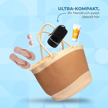 Набір з 3 рушників Zenacross з мікрофібри з сумкою для перенесення - Швидковисихаючі спортивні рушники для фітнесу - Розміри XS, S, M - Petrolgrün (Чорний, XXL 200x100 см)