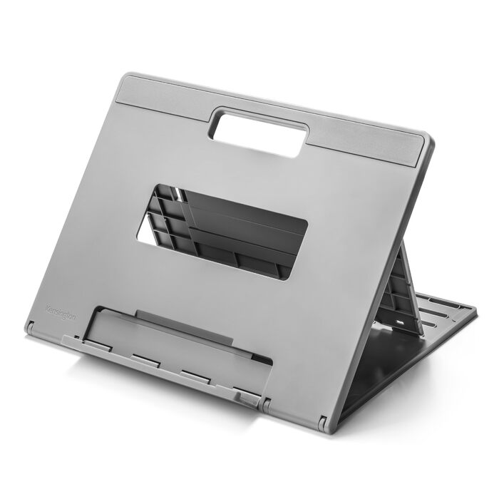 Підставка для ноутбука Kensington EasyRiser Go: регульована висота та кут, вентиляційні отвори, антиковзаючі накладки (до 17 дюймів)