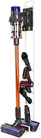 Підставка для пилососів Dyson: Organizer та кріплення для Dyson Gen5, V15s, V15, V12 Slim, V11, V10, V8, V7, V6, DC30, DC35 (білий)