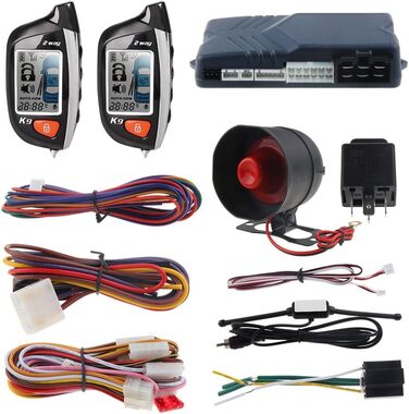 Автосигналізація Easyguard EC200-K9 з LCD-дисплеєм, автозапуском двигуна, турбо-таймером, 2-стороннім зв'язком, 12В