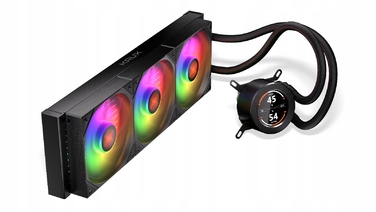 Рідинне охолодження процесора Krux HydroGlance 360 ARGB LCD, 3x 120мм, 4-pin