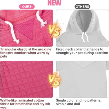 BEAUTYZOO Dog Hooded Sweatshirt for Small, Medium, and Large Dogs, Winter, Autumn, Warm Dog Clothes for Puppies, S, M, Dogs, Girls, Boys, Dog Sweater, Shirt, Hoodies with Pocket