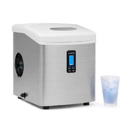 Машина для приготування льоду Klarstein Eiswürfelmaschine Klein, 3.3 л, 15 кг льоду, 2 розміри, LED-дисплей (Білий)