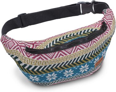 Чоловіча поясна сумка Leon Boho з бавовни (GT dklBlauRauteStrahlWeiß)
