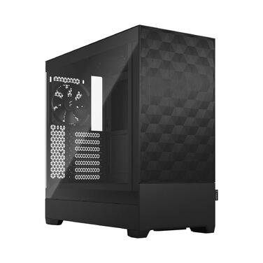 Корпус для ПК Fractal Design Pop Air Black з темним склом та сіткою Honeycomb Mesh - 3 вентилятори, ATX, чорний
