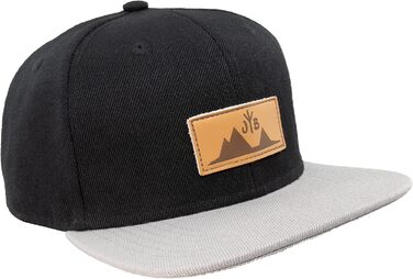 Кепка бейсболка Jumping Bird • Унісекс • Знімний козирок • Легка, регульована, чорно-сіра