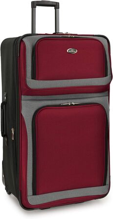 Набір валіз U.S. Traveler New Yorker (4 шт.) - червоний, легкий, розширюваний