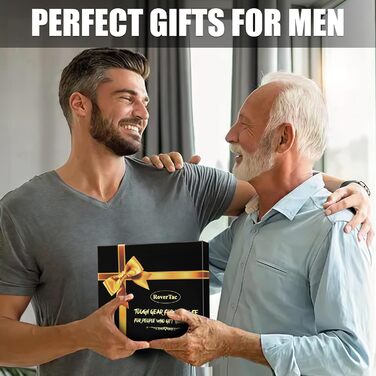 Набір інструментів RoverTac: подарунок для тата, 12-в-1 мультитул, молоток, ліхтарик, універсальний ніж у подарунковій коробці