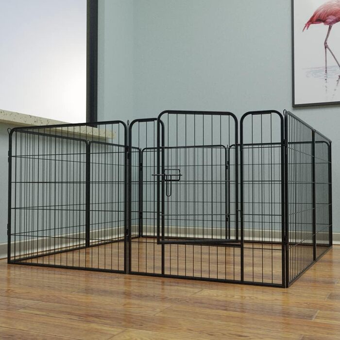 Вольєр для цуценят, 60 см, для дому та вулиці, 8 штук (80W x 80H)