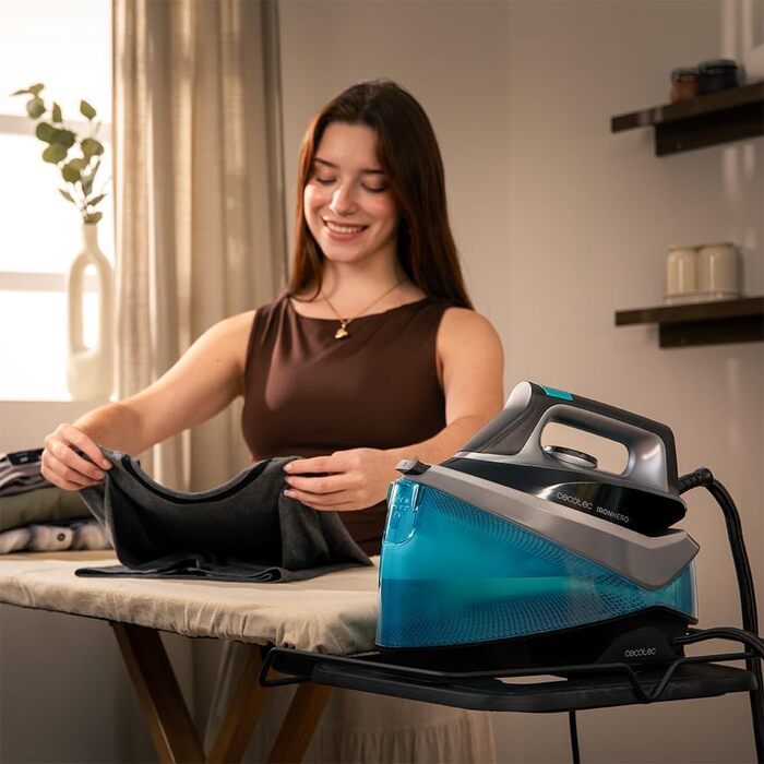 Станція для прасування Cecotec IronHero H-2800 Station Horizontale, 2800 Вт, керамічна підошва, антинакип, автоматичне вимкнення