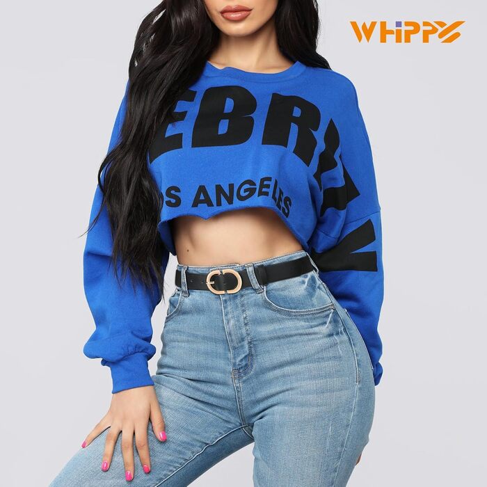 Жіночий шкіряний ремінь WHIPPY з золотистою пряжкою, чорний колір, розмір L (довжина 120 см)