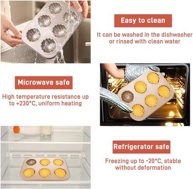 Форма для мафінів з антипригарним покриттям, 3 шт. Karbonstahl, 26,5 x 18,5 см