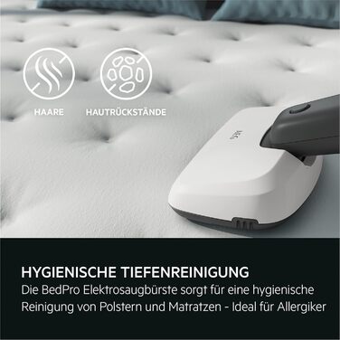 AEG HYGIENIC 5000 AS52HP25SH Cordless Vacuum Cleaner / 2in1 / Pleasantly Quiet at 80 dB(A) / 58% Recycled Material / Up to 55 Minutes of Runtime / Automatic / Self-Standing / Suitable for All Floors / Includes Accessories, White Model 2023 25.2V White Complete Accessories