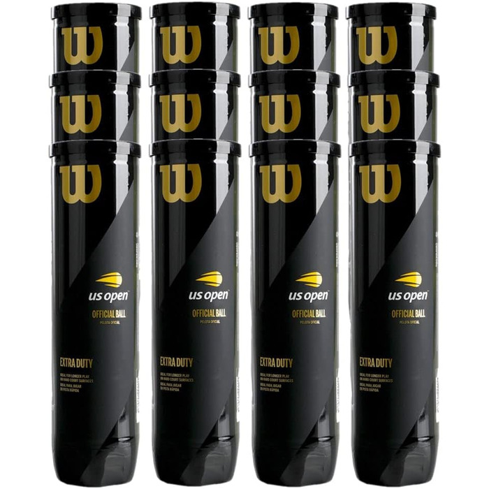 Wilson US Open Tennis Balls - 48 Pack