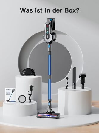 Бездротовий пилосос VAKERR MarsVac S1 450W 38000Па, 55 хв, LED-дисплей, 1.5 л, для твердих підлог, килимів і шерсті тварин
