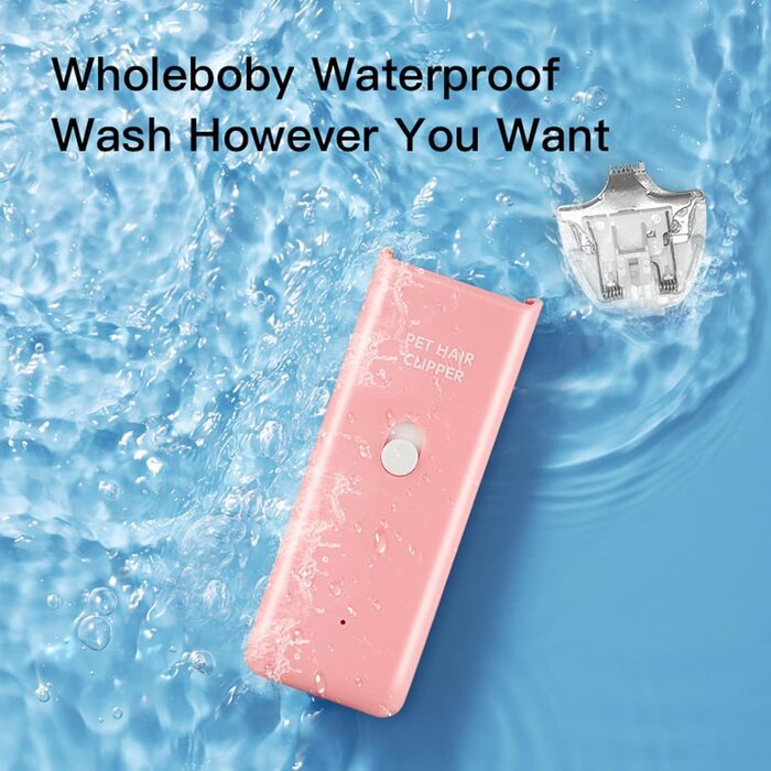 Набір для догляду за тваринами: професійна машинка для стрижки собак та котів, безшумна, акумуляторна, бездротова, набір лез (3 шт.)