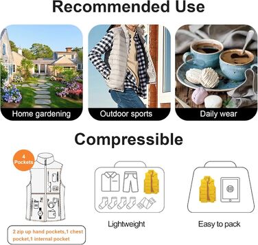 Чоловіча жилетка Chrisuno з пуховим наповнювачем, стеганий верх, для активного відпочинку та катання на лижах, армійного кольору (зелений)