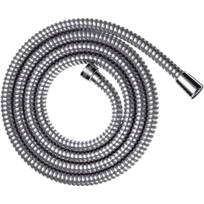 Hansgrohe Raindance Select S - Showerhead, Hand Shower with 3 Spray Patterns, Shower Head, Showerhead with Anti-Limescale Function, White/Chrome, 26530400 (Chrome, 3 Spray Patterns with Water-Saving Function, Bundle with Shower Hose)