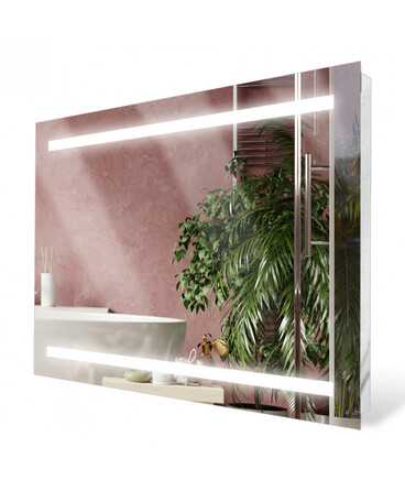LED-дзеркало у ванну кімнату 80x60 з сенсорним вимикачем