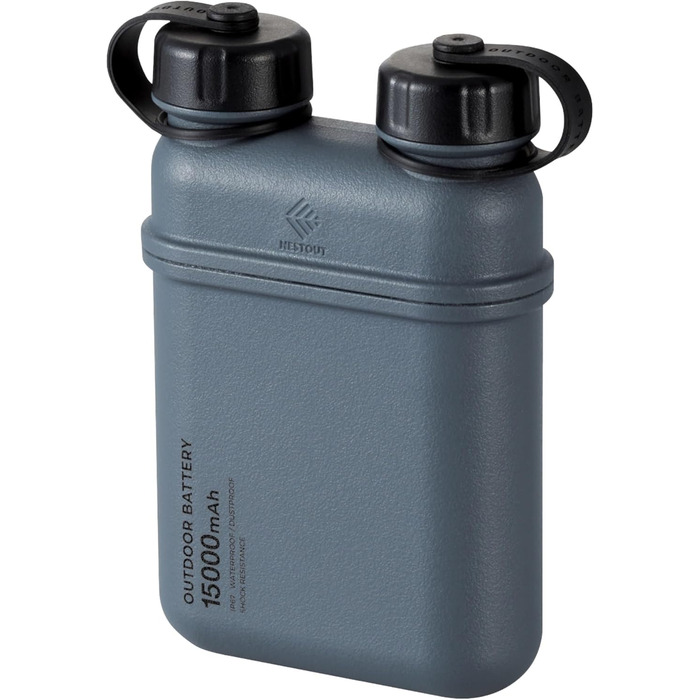 Портативний зарядний пристрій ELECOM NESTOUT: 15000mAh, водонепроникний IP67, ударостійкий, для смартфона, планшета, подорожей, кемпінгу
