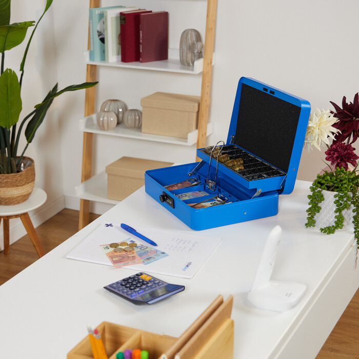 Relaxdays Cash Box Комбінація номерів Євро