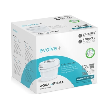 Смінний фільтрувальний картридж Aqua Optima Evolve для Brita Maxtra, 12 шт.