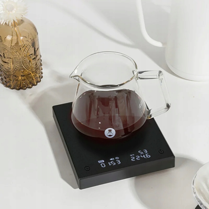 Ваги для кави з таймером Timemore Black Mirror Basic 2.0 USB, чорні