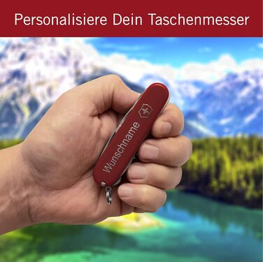 Мультитул Victorinox Deluxe Tinker з гравіюванням, 17 функцій, ніж для чоловіків, мультиінструмент з нержавіючої сталі