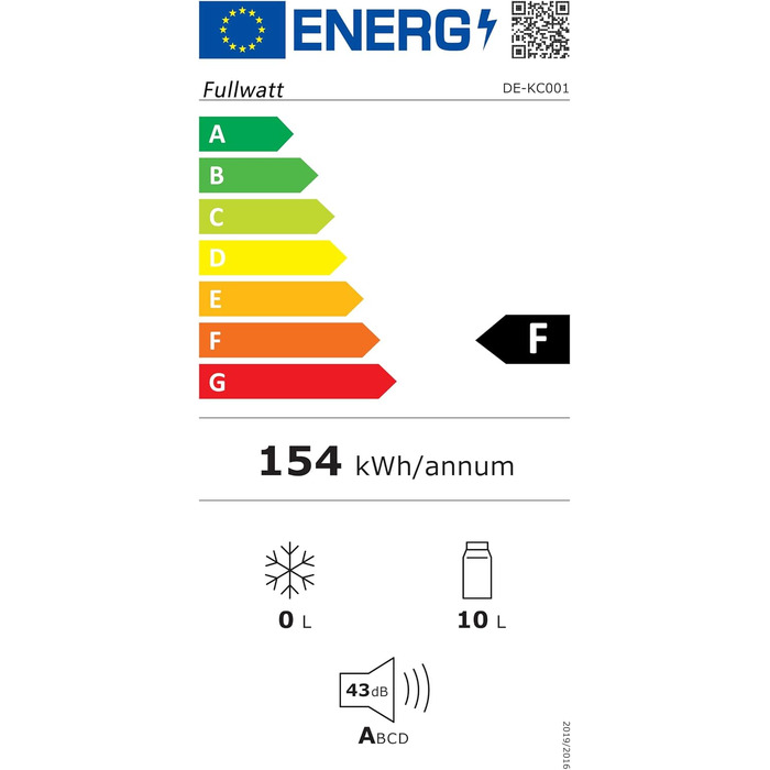 Міні-холодильник Fullwatt з дзеркалом 10 літрів з функцією охолодження та нагріву. Портативний холодильник для краси з LED дзеркалом, для авто, кемпінгу, офісу. 220V та 12V USB.