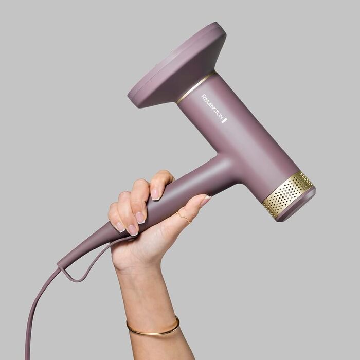Фен для волосся Remington AIRvive EC8930 з безщітковим цифровим двигуном, іонізацією та анти-фриз технологією, 12 режимів, дифузор та насадка для стайлінгу