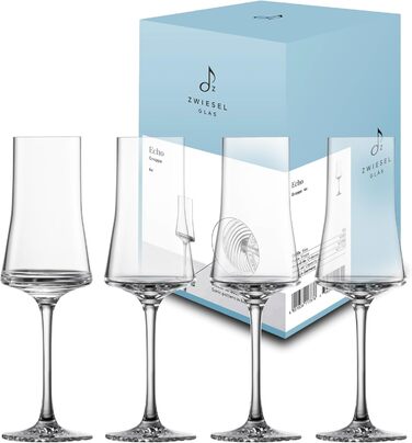 Набір келихів для вина Zwiesel Glas Allround Echo (4 шт.), німецька якість, Tritan-кришталь, для миття в посудомийній машині