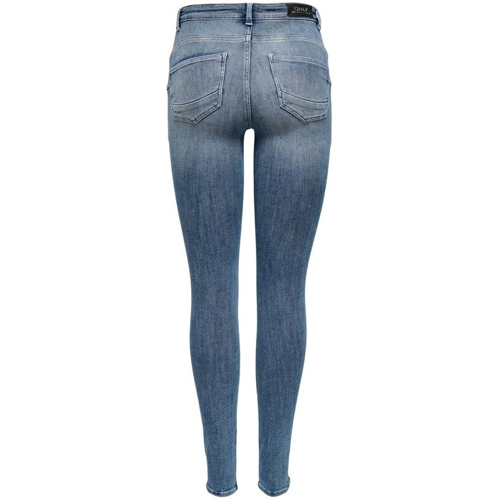 Жіночі скінні джинси ONLY ONLPOWER середньої посадки, синій денім, розмір L/32L