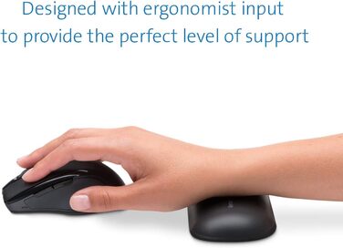 Підставка для зап'ястя Kensington ErgoSoft для миші (152x72.9x18 мм, чорний)