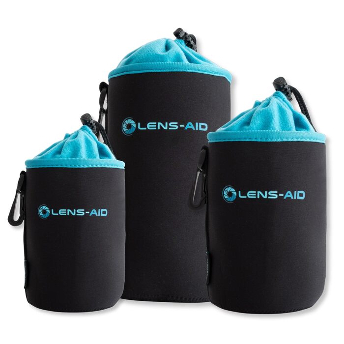 Захисний чохол для об'єктива Lens-Aid з флісовою підкладкою (набір 3 шт. S, M, L)
