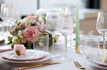 Келихи для білого вина Lyngby Glass Palermo, білі, 300 мл, 4 шт.