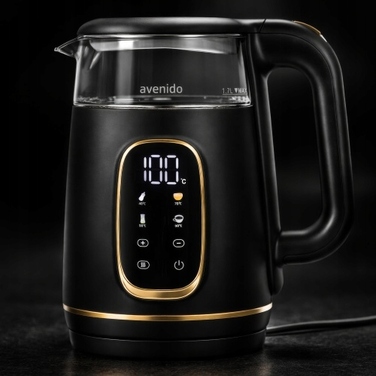 Електричний чайник Avenido AV1309, 2200 Вт, 1,7 л, чорний
