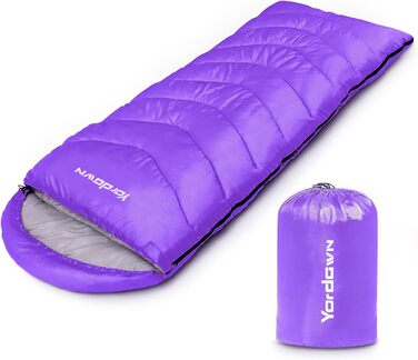 Yordawn Sleeping Bag - Outdoor Camping, 3-4 Season, Ultralight, Waterproof, for Adults & Kids