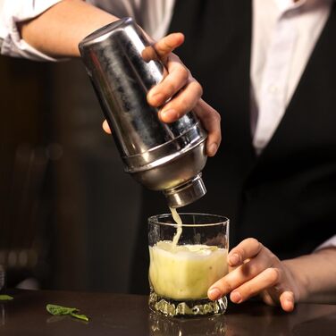 Набір для приготування коктейлів Retoo, нержавіюча сталь, 750 мл, 6 предметів, професійний барний аксесуар для дому та бару