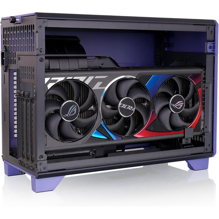 Корпус Thermaltake Mini-ITX TR100 Future Dusk: 18.4л, Dual-Chamber, PCIe 4.0, підтримка AIO 280мм, тихий Airflow