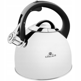 Традиційний сталевий чайник Gerlach, 2,8 л, сірий