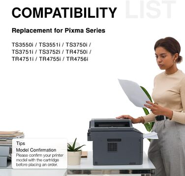 Комплект картриджів PG-575XL та CL-576XL для принтерів Canon Pixma TS3550i, TS3551i, TR4750i, TR4751i (чорний та кольоровий), сумісні