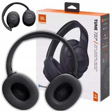 Бездротові накладні навушники JBL Tune 720BT, чорні