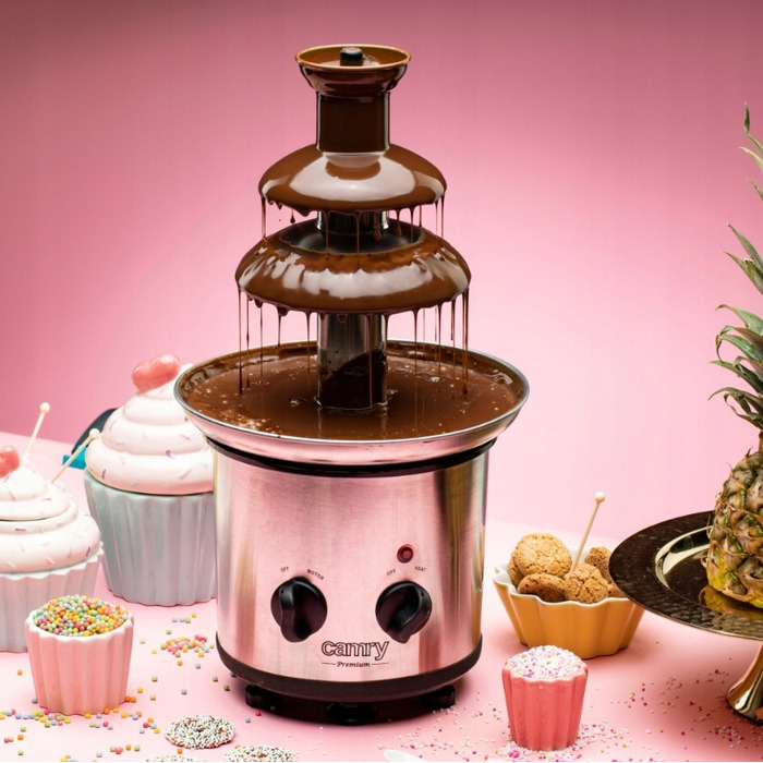 Шоколадний фондан на 3 яруси, 0,65 л, Fondue 320 Вт